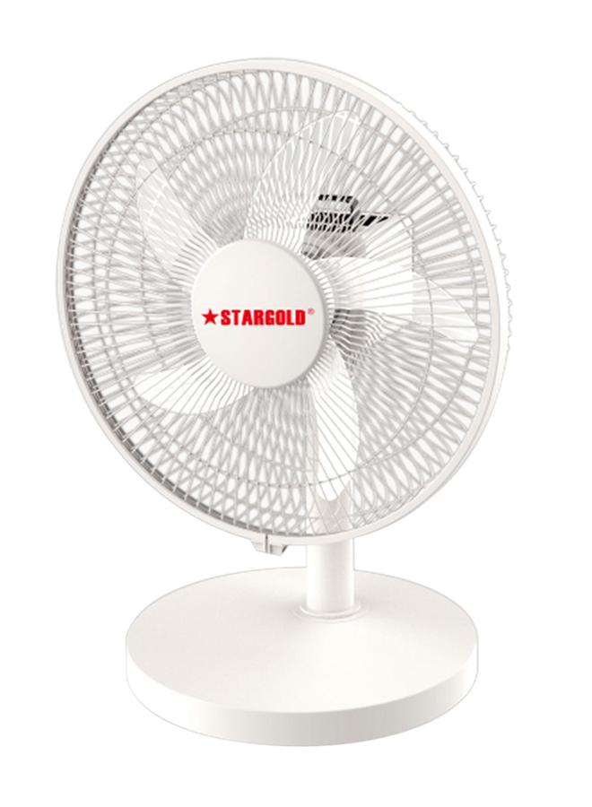 Stargold 12 Inch Rechargeable Table Fan With 4 SMD LED Light - Image 1