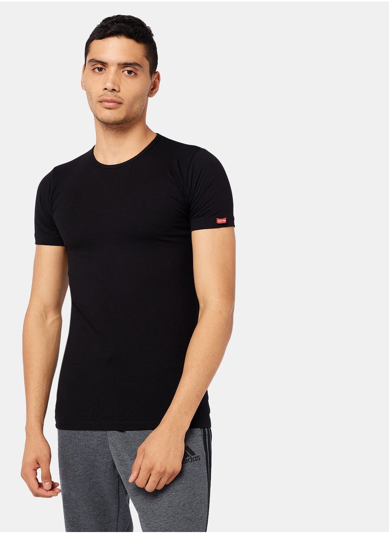 COTTONIL Basic Cotton Crew Neck Undershirt  - Image 1