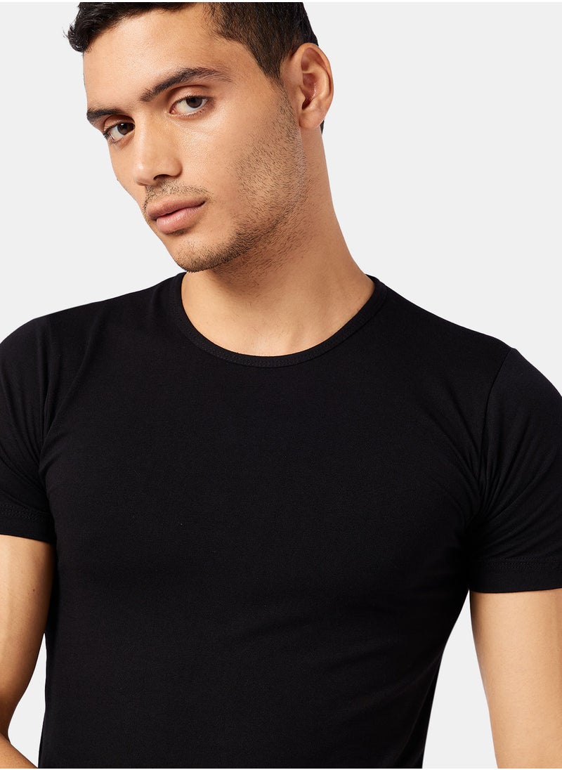 COTTONIL Basic Cotton Crew Neck Undershirt  - Image 3