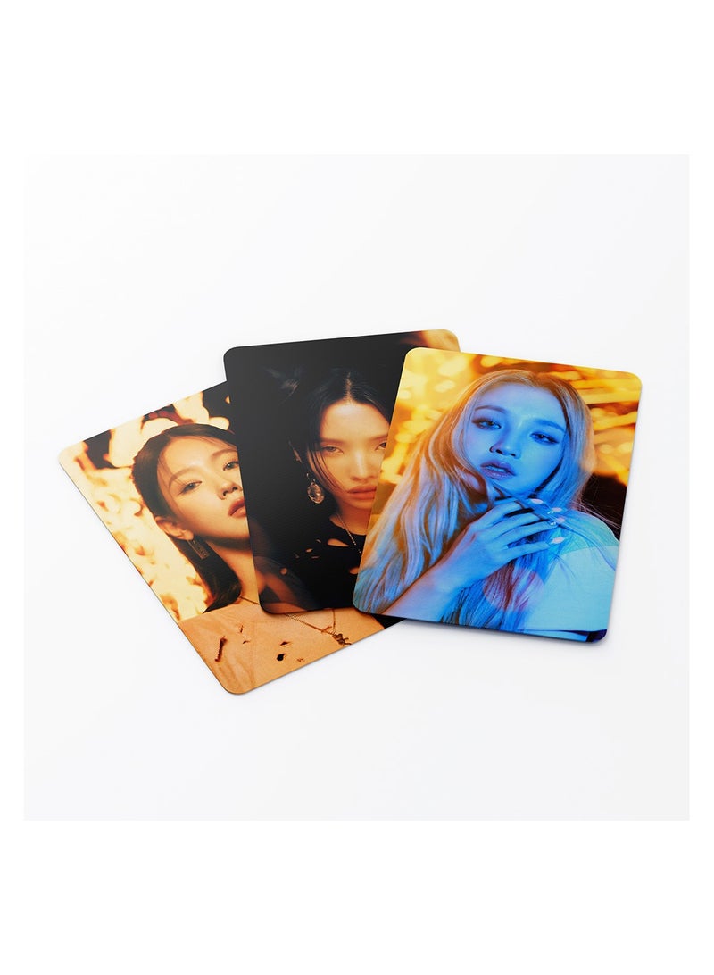 NIBEMINENT 55 Pcs Kpop (G)I-DLE I Want That Lomo Cards Card For Fans Collection Gifts - Image 3
