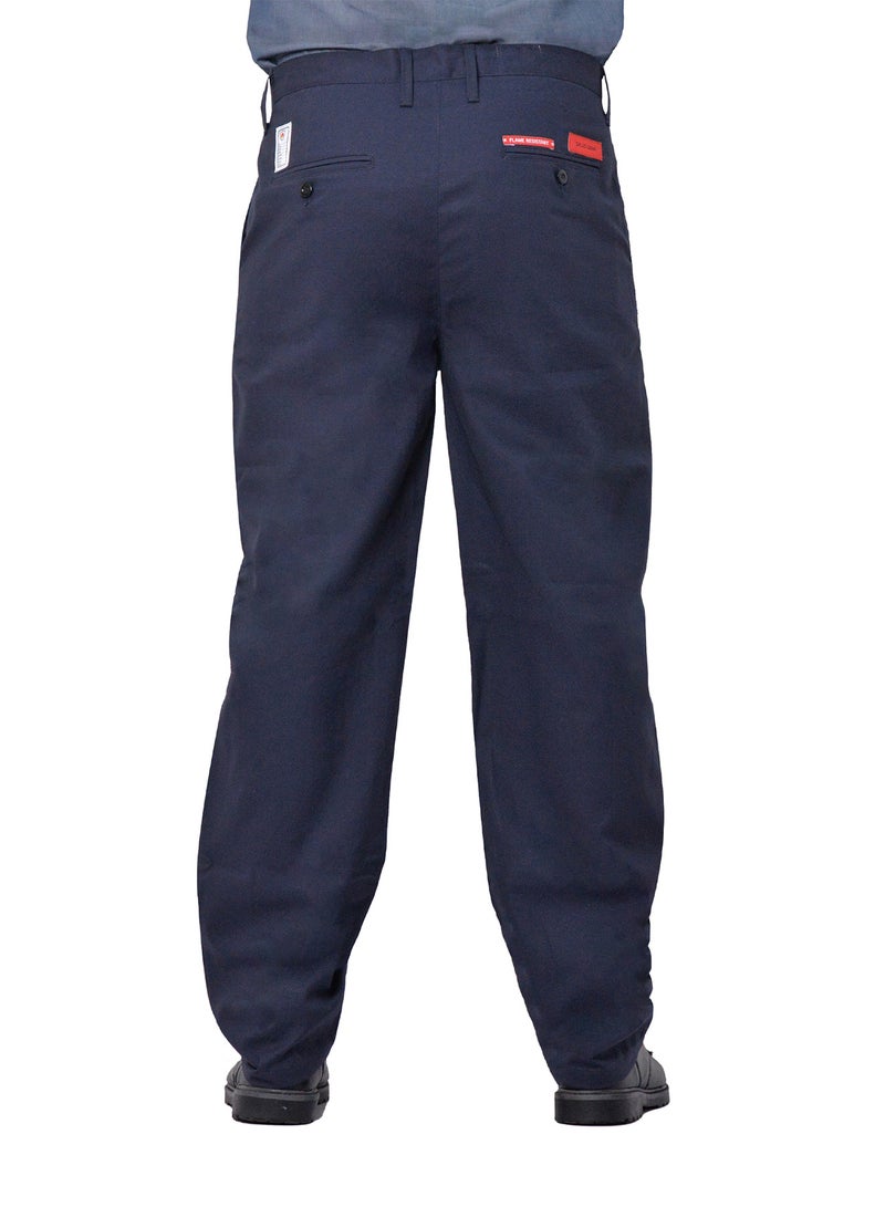 Secure Wear Men's Flame-Resistant Work Pants - Navy Blue, 4 Pockets | ATPV 8.7 Cal/cm² | CAT 2 Protection | Durable FR Pants for Safety - Image 3