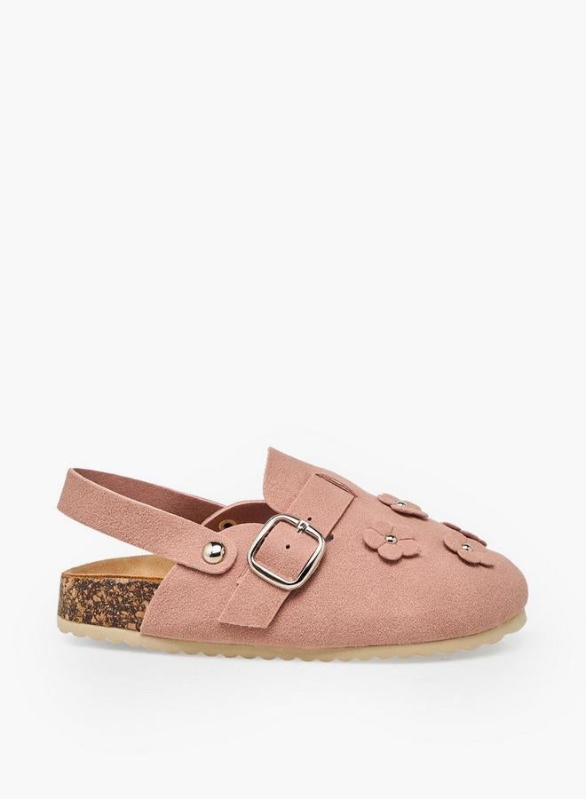 Flora Bella By Shoexpress Girls Floral Accent Sandals - Image 1
