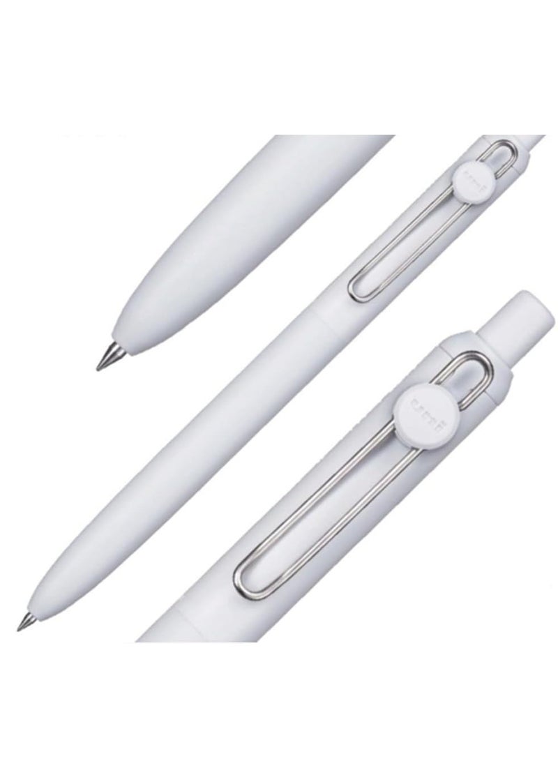 Uniball قلم زينتو قابل للسحب بقطعة واحدة بحبر أزرق وقطر 0.7 مم وباريل أبيض - Image 5