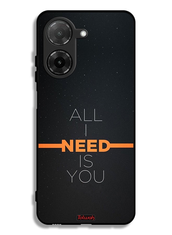 Tolwak Xiaomi Redmi A5 4G Protective Case Cover All I Need Is You - Image 1
