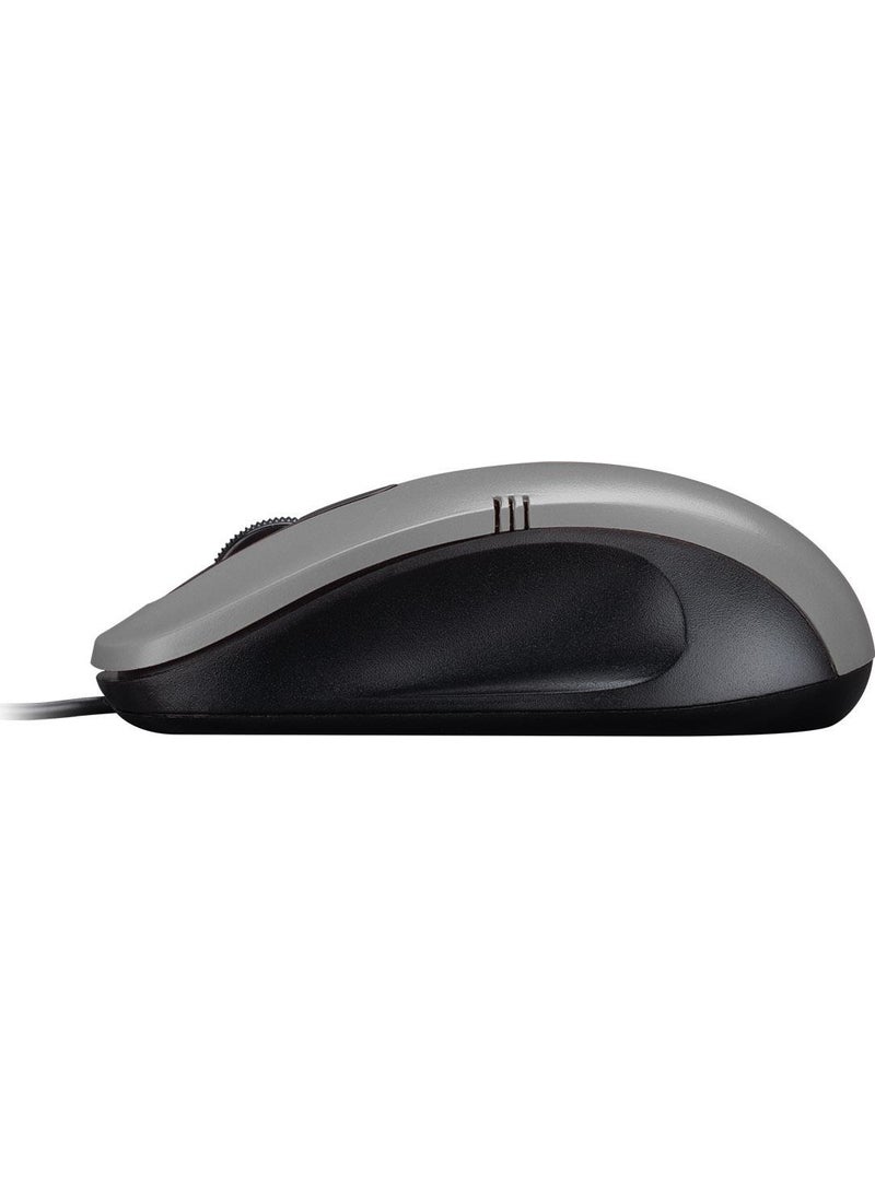 Everest SM-258 USB Silver 1200DPI Optical Wired Mouse  - Image 3