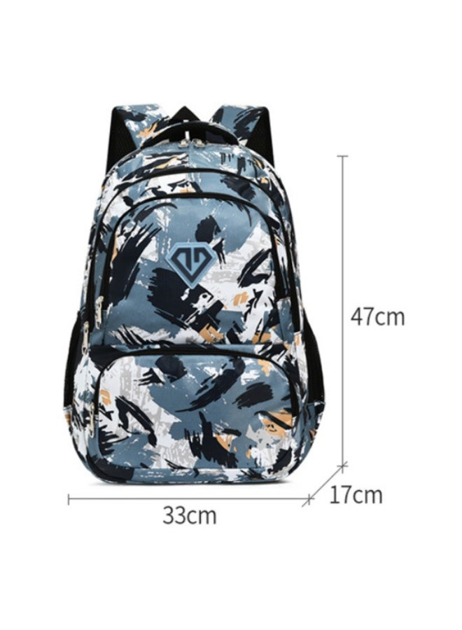 New camouflage casual backpack - High school double-shoulder bag - Large capacity middle school schoolbag - Image 2