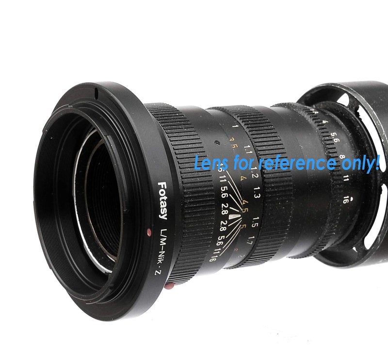 Fotasy Leica M Lens to Nikkor Z Mount Adapter, Leica M to Z Adapter, LM Z Adapter, Copper, Infinity Focus,Compatible with Nikon Z Mount Mirrorless Camera Z 30 Z 50 Z 5 Z 6 Z 7 Z 6II Z 7II z fc Z 9 - Image 5