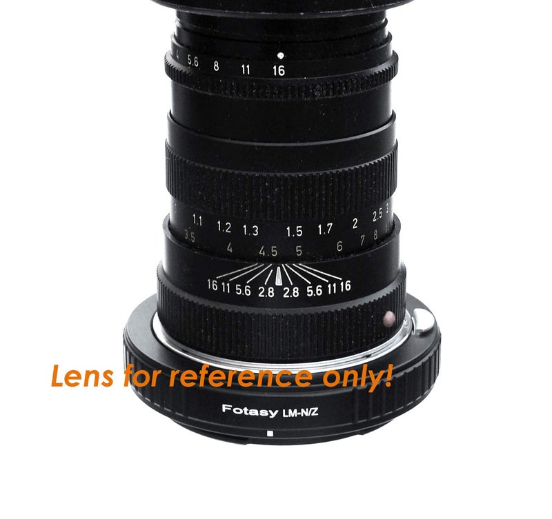 Fotasy Leica M Lens to Nikkor Z Mount Adapter, Leica M to Z Adapter, LM Z Adapter, Copper, Infinity Focus,Compatible with Nikon Z Mount Mirrorless Camera Z 30 Z 50 Z 5 Z 6 Z 7 Z 6II Z 7II z fc Z 9 - Image 4