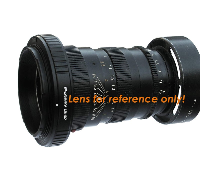 Fotasy Leica M Lens to Nikkor Z Mount Adapter, Leica M to Z Adapter, LM Z Adapter, Copper, Infinity Focus,Compatible with Nikon Z Mount Mirrorless Camera Z 30 Z 50 Z 5 Z 6 Z 7 Z 6II Z 7II z fc Z 9 - Image 3