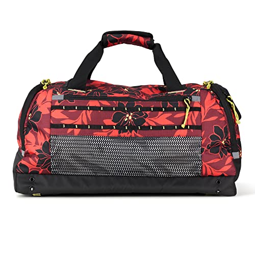 OGIO 35 Liter Fitness Duffel Bag, Red Flower Party - Image 4