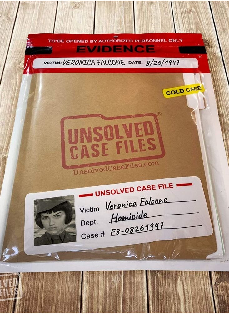 Generic - Unsolved Case Files | Falcone, Veronica - Cold Case Murder Mystery Game | Can You Solve The Crime? - Image 1