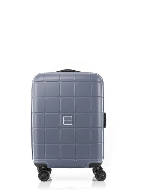 AMERICAN TOURISTER American Tourister Hundo Spinner 55 cm - Grey - 3 Years Global Warranty