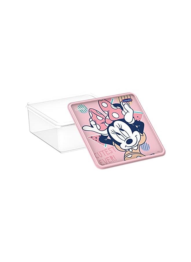 Cosmoplast Disney Mickey & Friends Girls Plastic Storage Box 8 Liters Ifdimfgcn181 L 32.5 X W 32.5 X H 13.9  - Image 3