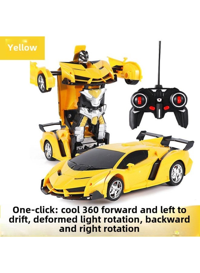 1:18 One-key Deformation Remote Control Car Toy Children Deformation Robot Model Deformation Car Hot Sale Yama-Colour:Lambo -Proportion:With Ordinary Battery - Image 5