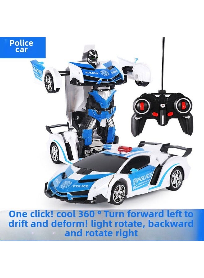1:18 One-key Deformation Remote Control Car Toy Children Deformation Robot Model Deformation Car Hot Sale Yama-Colour:Lambo -Proportion:With Ordinary Battery - Image 4