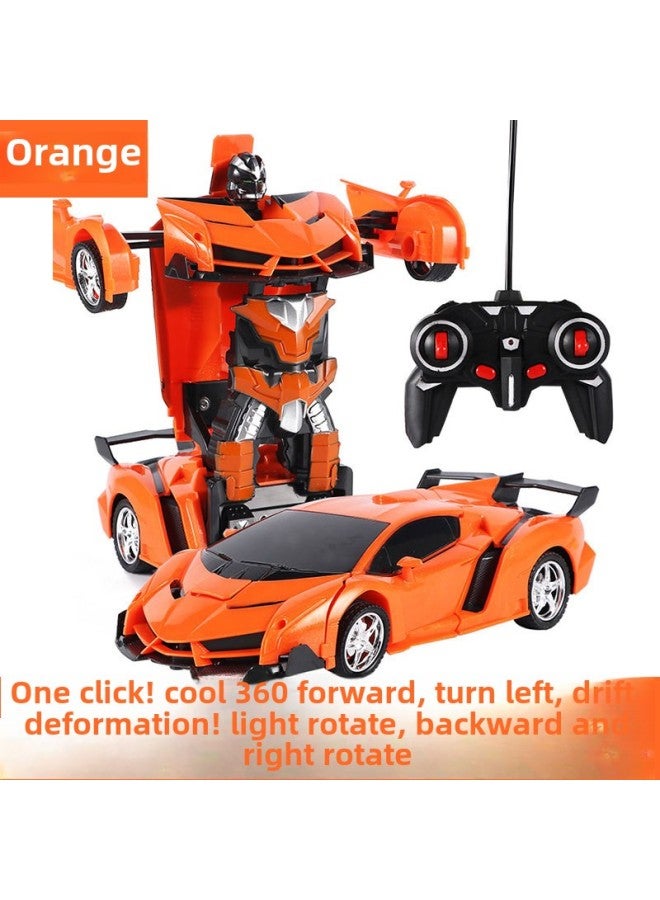 1:18 One-key Deformation Remote Control Car Toy Children Deformation Robot Model Deformation Car Hot Sale Yama-Colour:Lambo -Proportion:With Ordinary Battery - Image 1
