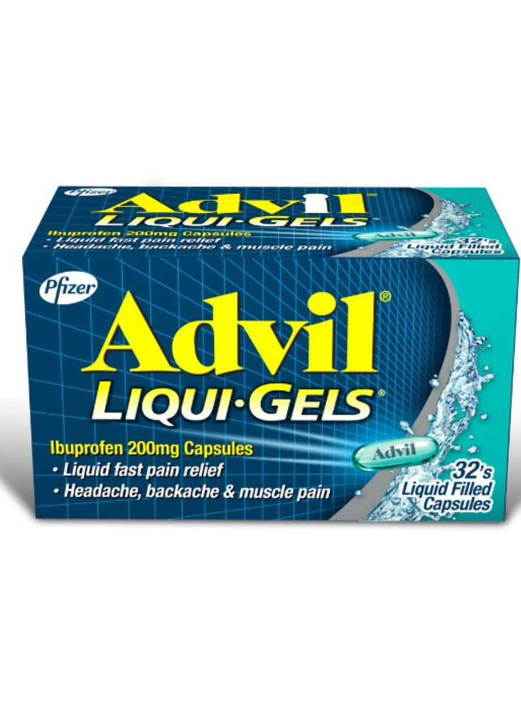 Advil ليكي-جيل 200 ملغ (32 كبسولة)