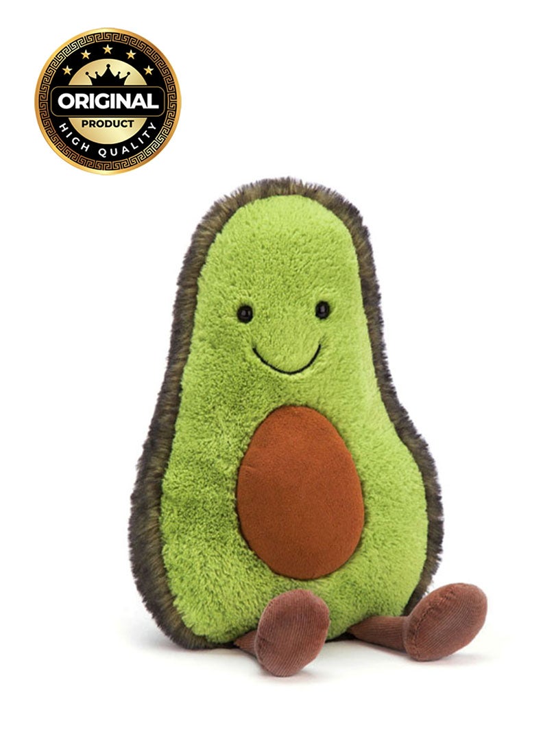 Jellycat Amuseables Avocado Plush – Soft Stuffed Toy with Cordy Legs, Cute Valentine’s Gift for Kids & Adults, Collectible Jellycat, 15cm - Image 1