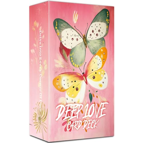 DPEHAKMK Love Oracle Cards Romantic Relationships Oracle Cards for Beginners Communication Trust Growth and Healing Oracle Deck - Image 1