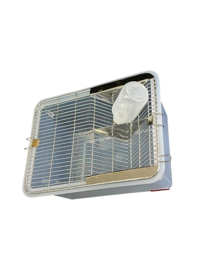 AI-Polypropylene Animal Cage with Water Bottle 125ml for Animal Cage Proof Bottle/Excellent shelter for Animal Species/Mice Cages Animal Cages, Rat Cages & Hamster Cage - Image 5