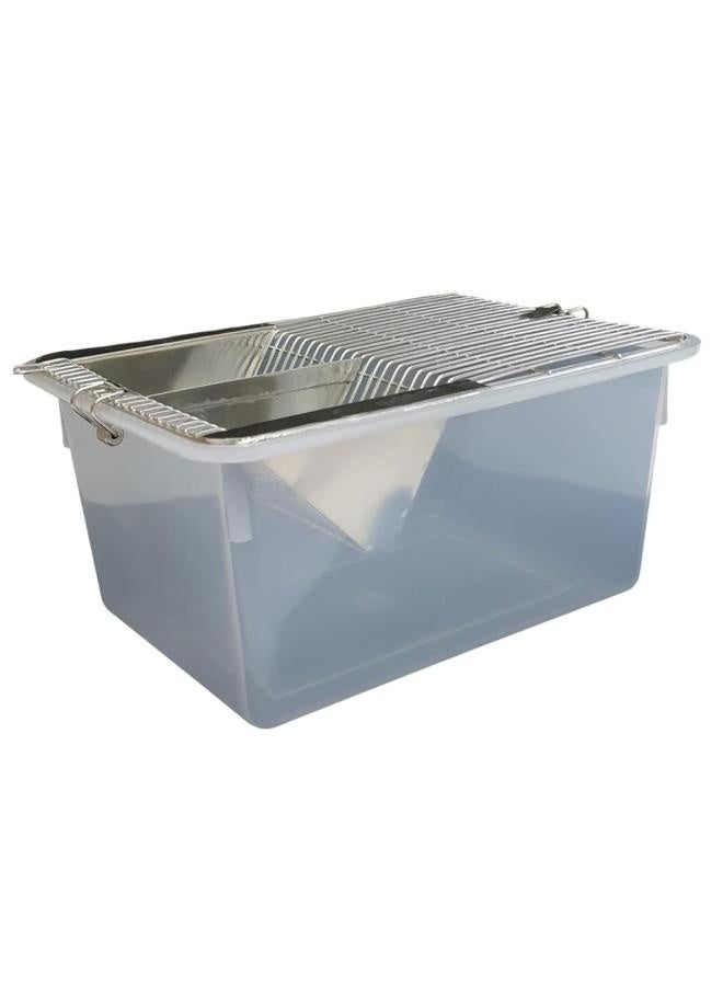 AI-Polypropylene Animal Cage with Water Bottle 125ml for Animal Cage Proof Bottle/Excellent shelter for Animal Species/Mice Cages Animal Cages, Rat Cages & Hamster Cage - Image 4