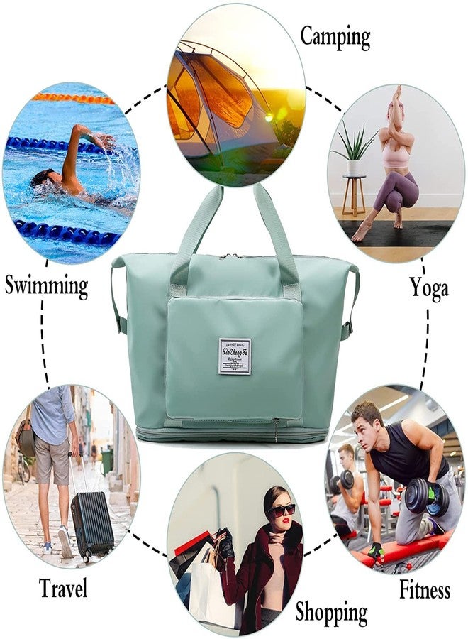 Atipriya Foldable Duffle Bag for Travelling | Waterproof and Large Travel Bag for Women Luggage | Expandable & Multipurpose Large Capacity Weekender Carry Bag for Women Travel,Pack of 1 - Image 3