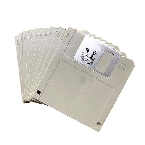 YEY Floppy Disk - 3.5" 1.44Mbps Floppy Disks for Data Storage(10-Pack)(Disk Colours are Issued at Random - Image 2