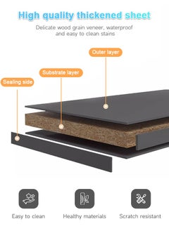 Occuwzz Shoe Bench Wooden Shoe Cabinet Shoe Storage With Cushion Entryway Shoe Rack With Bench 1 Shelve 8 Pairs Of Shoes 80X30X42 Cm Wooden  - Image 4