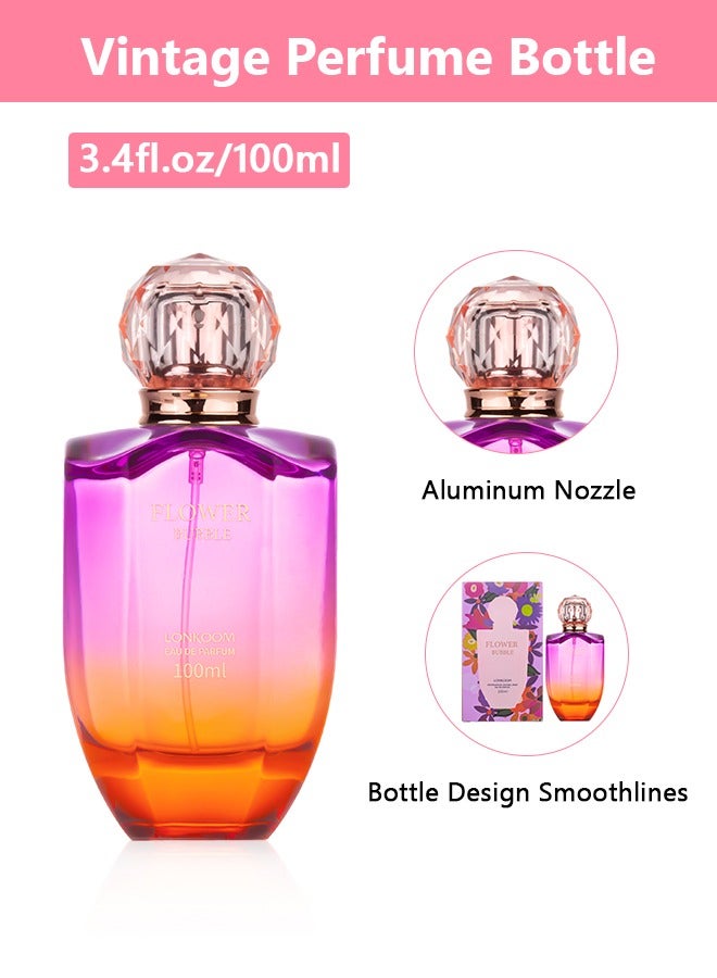 LONKOOM Flower Bubble EDT For Women 100ML - Image 2