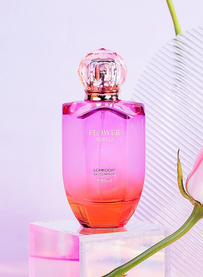 LONKOOM Flower Bubble EDT For Women 100ML - Image 5