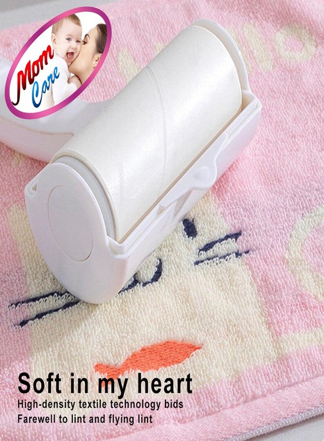 MOM CARE 100% Cotton Face Towels for Newborn Baby Super Soft Wash Cloth for Babies, Extra Soft hankies, Reusable Napkins High Absorbent Pack of 3 Multi Color 26 x 26 cm - Image 4
