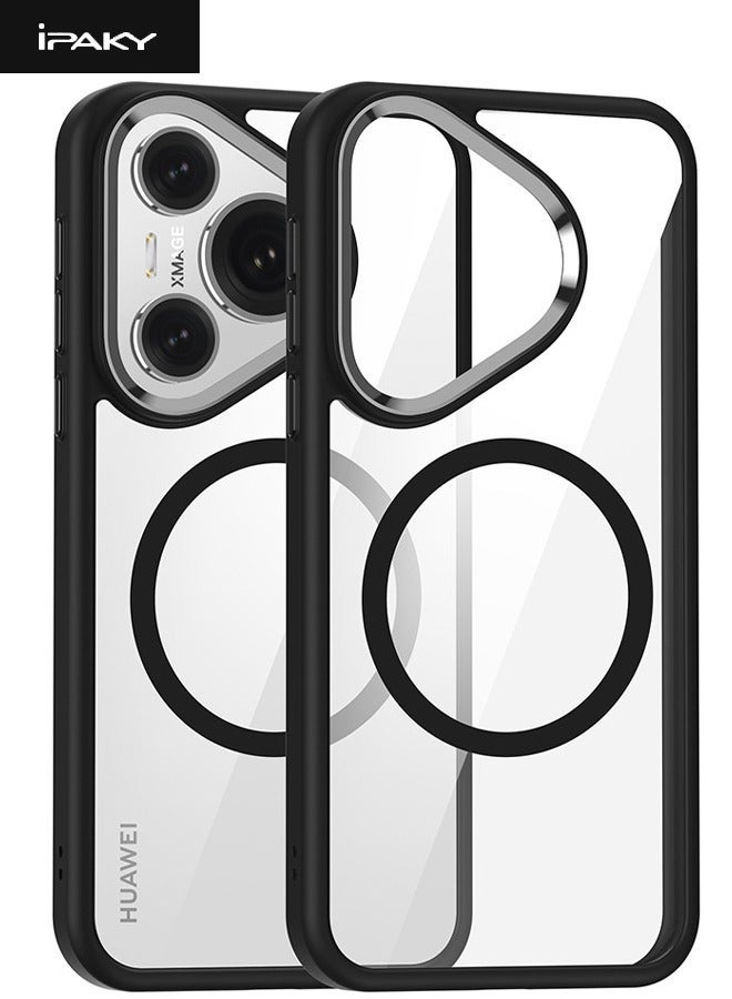 IPAKY Huawei Pura 70 Pro Case, Magnetic [Compatible with Magsafe] Composite Material Case Cover, Military Grade Anti-Drop Shockproof Case for Pura 70 Pro, Slim Anti-Fall Back Cover for Huawei Pura 70 Pro - Image 1