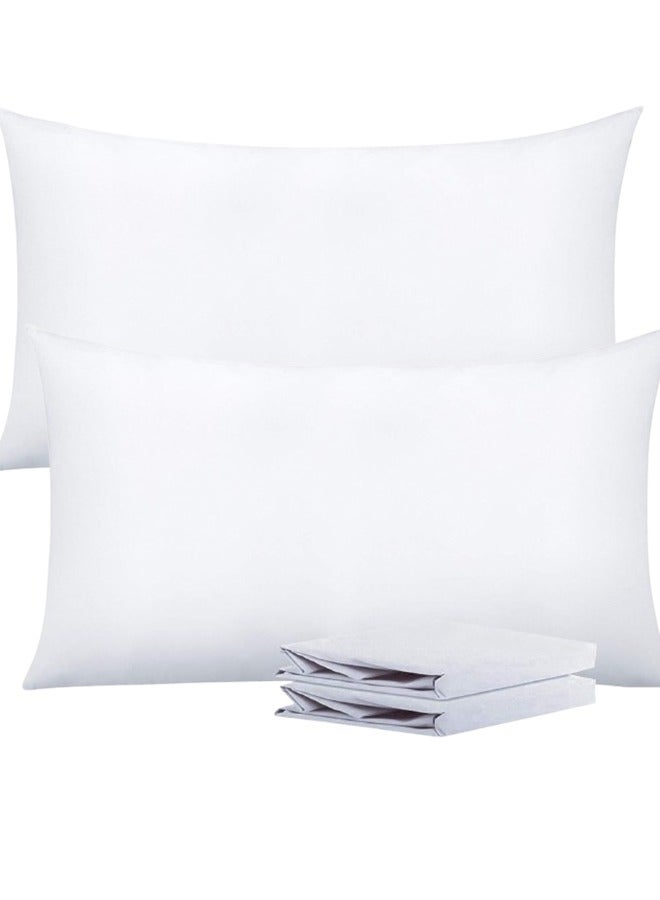 snooze Pillowcases set 2 pcs, 45*65 cm, white - Image 1