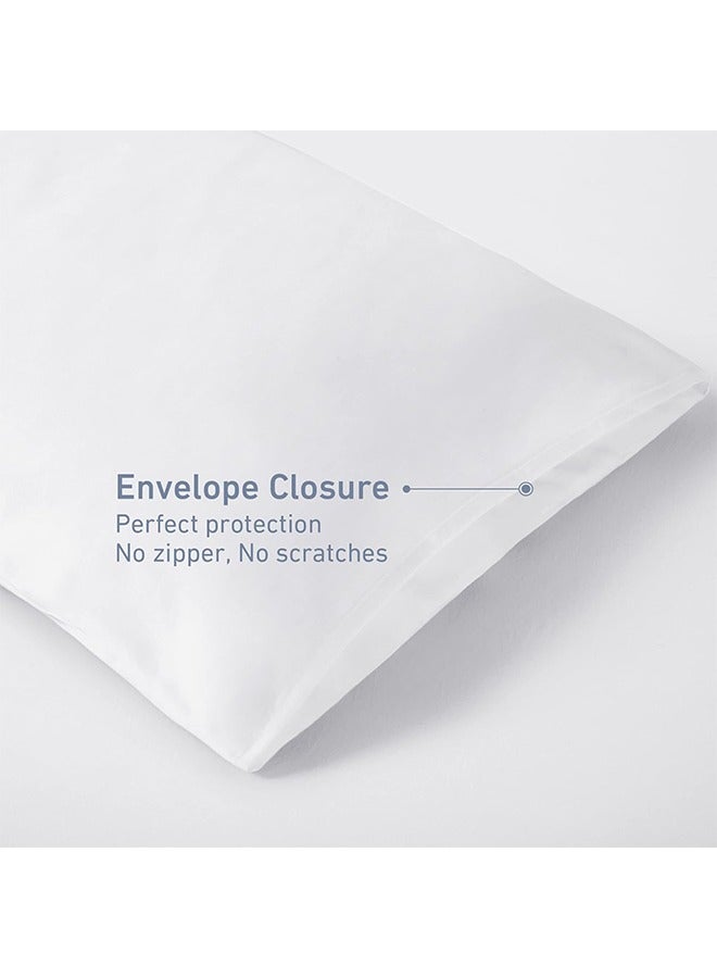 snooze Pillowcases set 2 pcs, 45*65 cm, white - Image 4