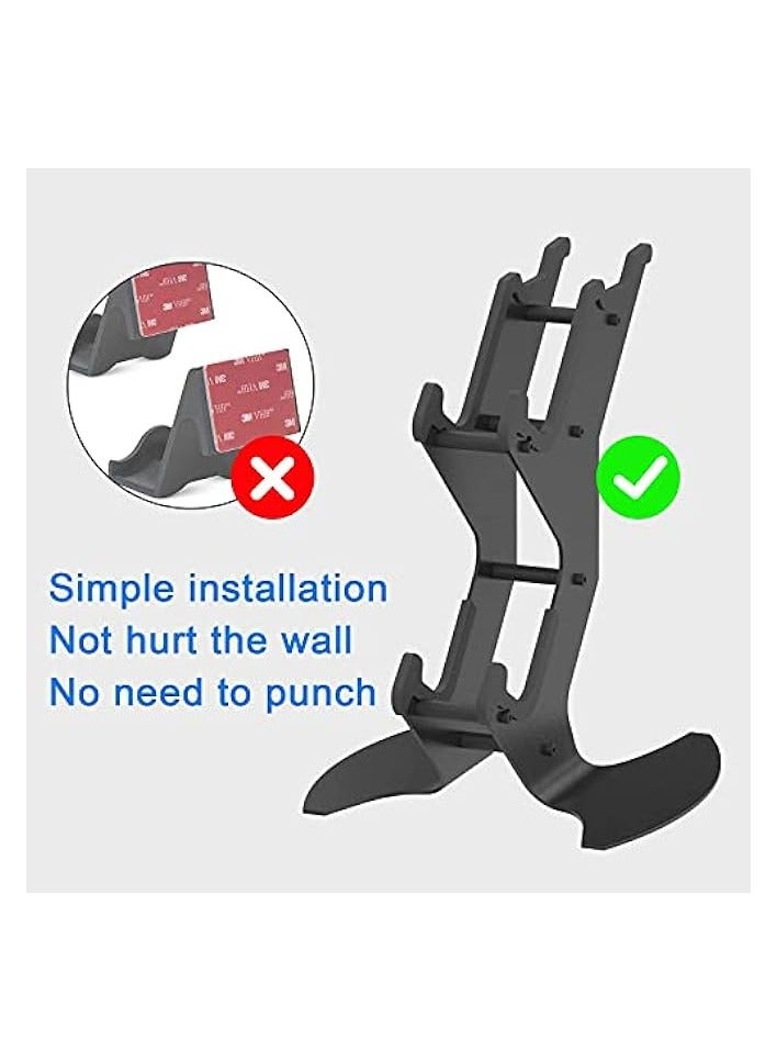 بروماس حامل وحدة التحكم، حامل سماعة رأس حامل وحدة التحكم في الألعاب، حامل سماعة رأس معدني من الألومنيوم، منظم عالمي لملحقات ألعاب الفيديو - Image 5