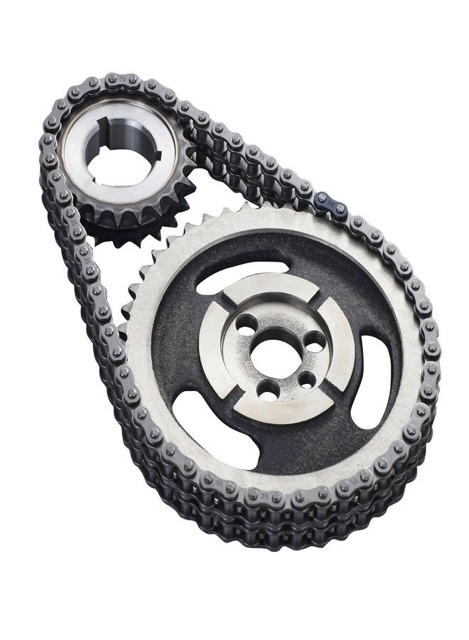 ENA Set of Timing Chain Kit Compatible with Chevrolet Biscayne C10 Pickup C20 Pickup C30 Pickup Caprice Chevelle Chevy II El Camino Impala K10 Pickup Malibu 4.6L - Image 1