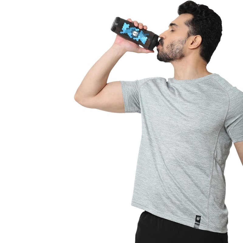 TEGO زجاجة جري بلاستيكية من قصب السكر للركض، الرياضة، الصالة الرياضية، محمولة، لياقة بدنية، مشروب للرجال، النساء والأطفال - Image 5