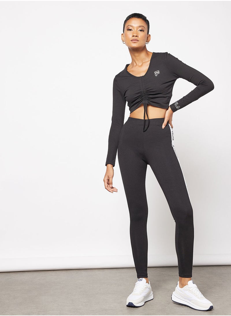 FILA - Ruched Front Crop Top - Image 1