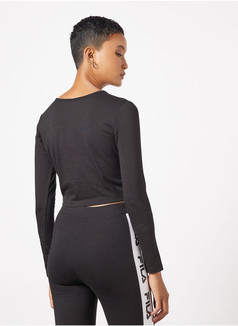 FILA - Ruched Front Crop Top - Image 1
