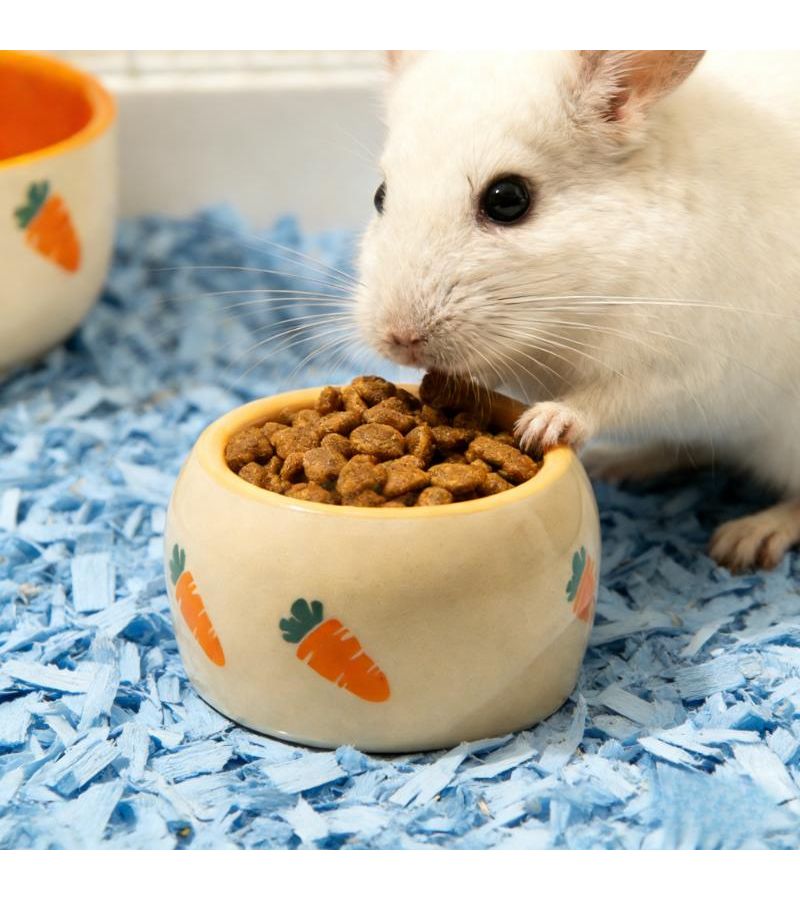 1pc Anti Tip Ceramic Feeding Bowl For Small Pets Hamster Rabbit Chinchilla - Image 5