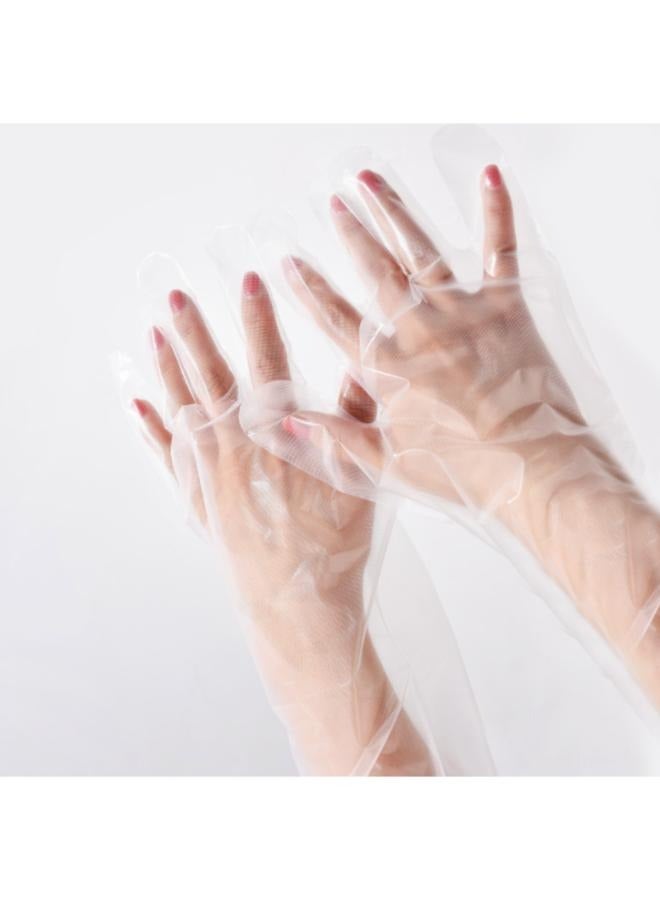 10 Pieces Disposable Extended Thickened Arm Gloves Household Dishwashing TPE Gloves Food-grade 60cm Waterproof Antifreeze - Image 3