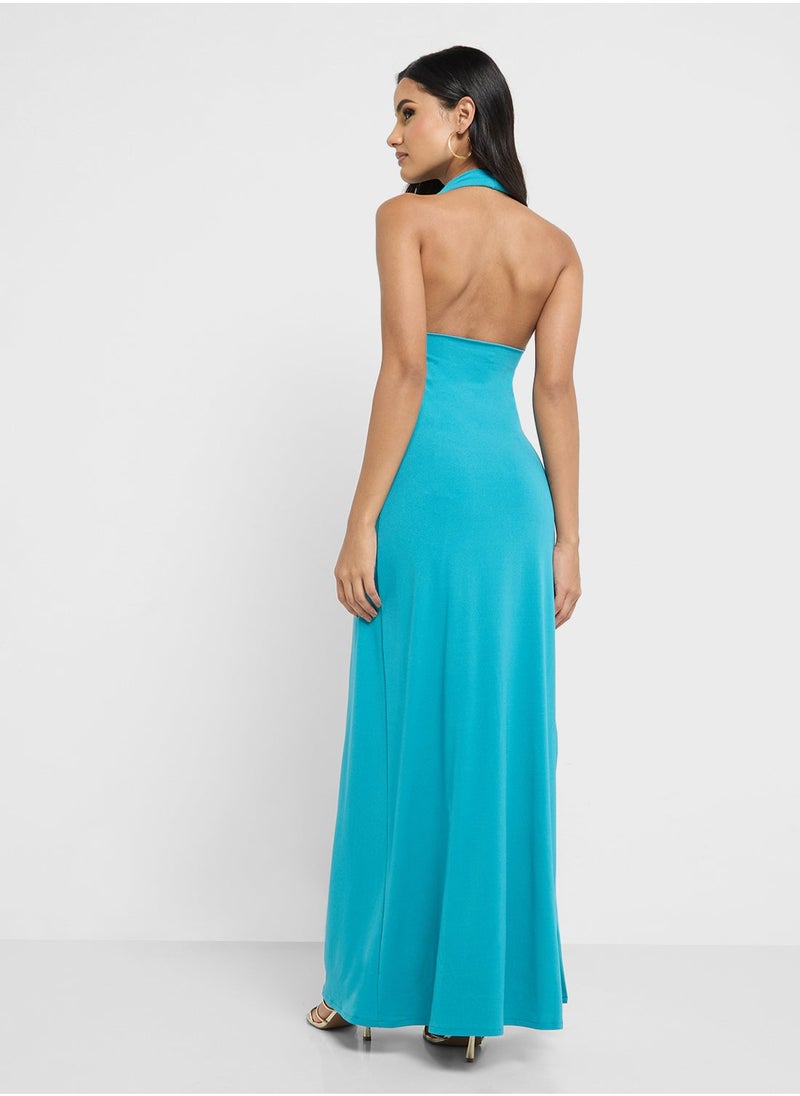 GUESS Halter Neck Dress  - Image 3