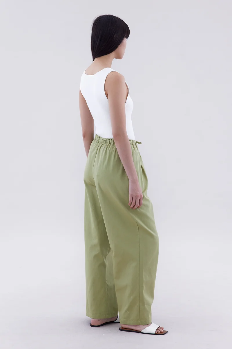 ذا اديتورز ماركت Cadley Mid-Rise Drawstring Pants