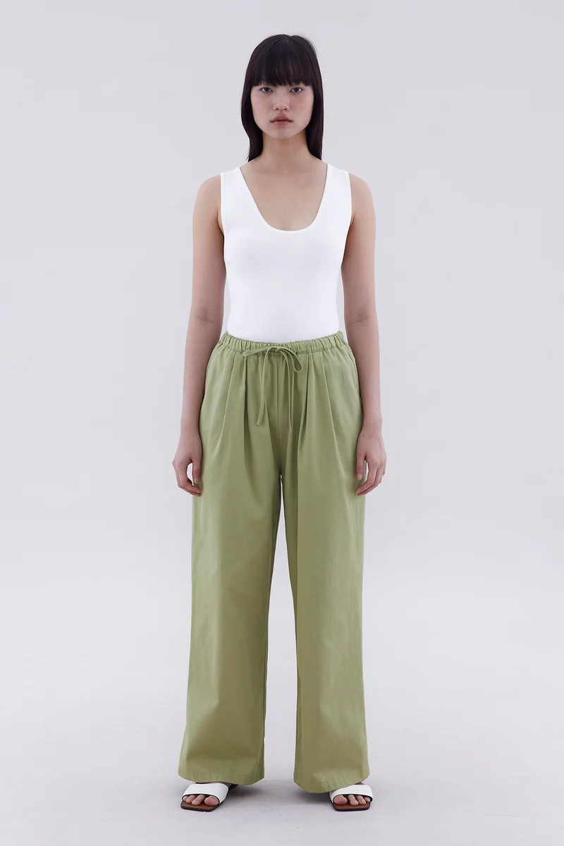 The Editor's Market Cadley Mid-Rise Drawstring Pants