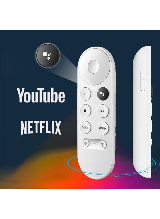 Generic - Replacement Remote for Google Chromecast 4K Snow G9N9N, Bluetooth Voice Remote for Google Chromecast 2020 (Remote Control Only) - Image 1