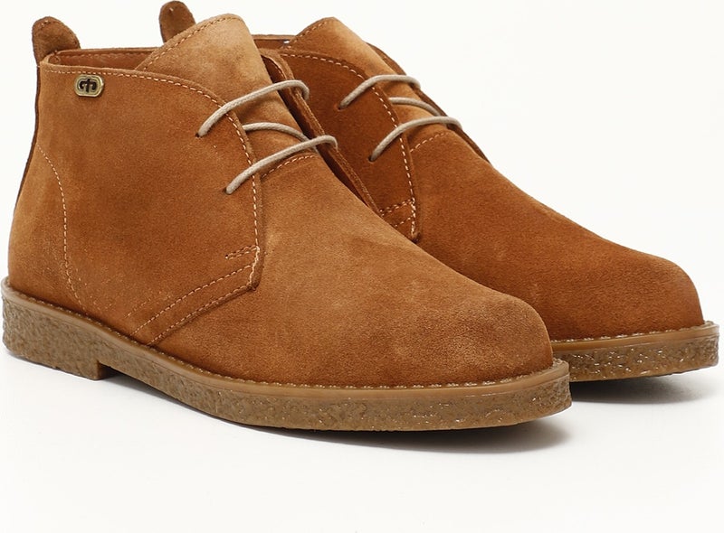 Gönderi(r) Gön Genuine Leather Oxford Mold Rubber Sole Lace-Up Women's Casual Boots 51456  - Image 2