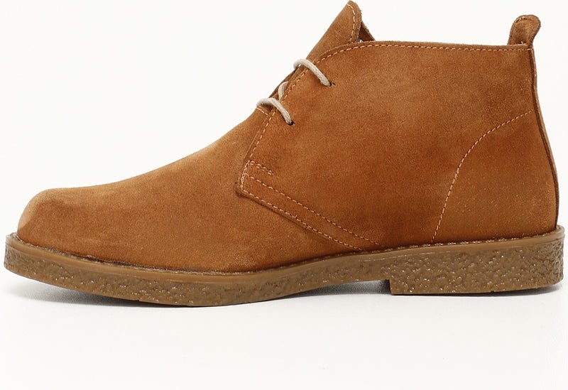 Gönderi(r) Gön Genuine Leather Oxford Mold Rubber Sole Lace-Up Women's Casual Boots 51456  - Image 3