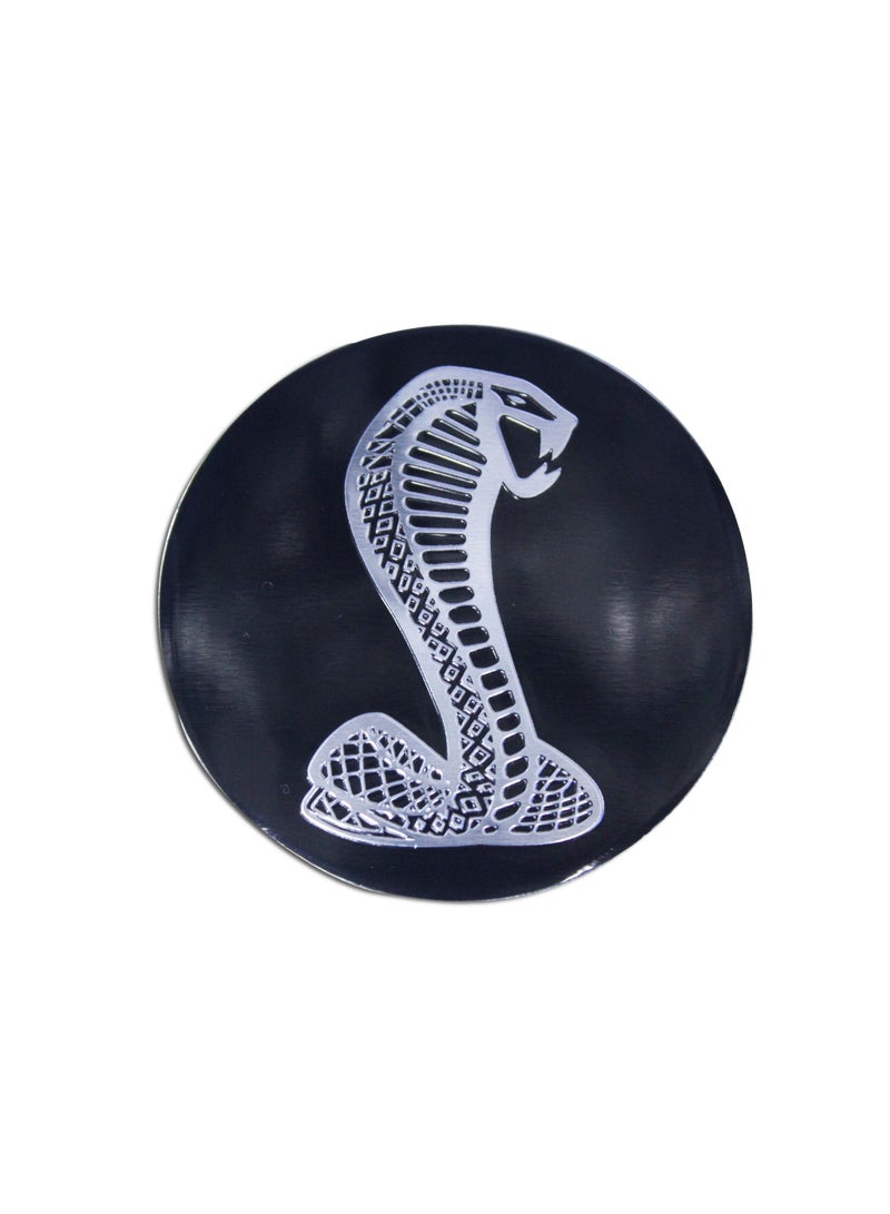 Generic Emblem Cobra Mustang Metal Sticker Fit For Tire Hub Cover  - Image 2