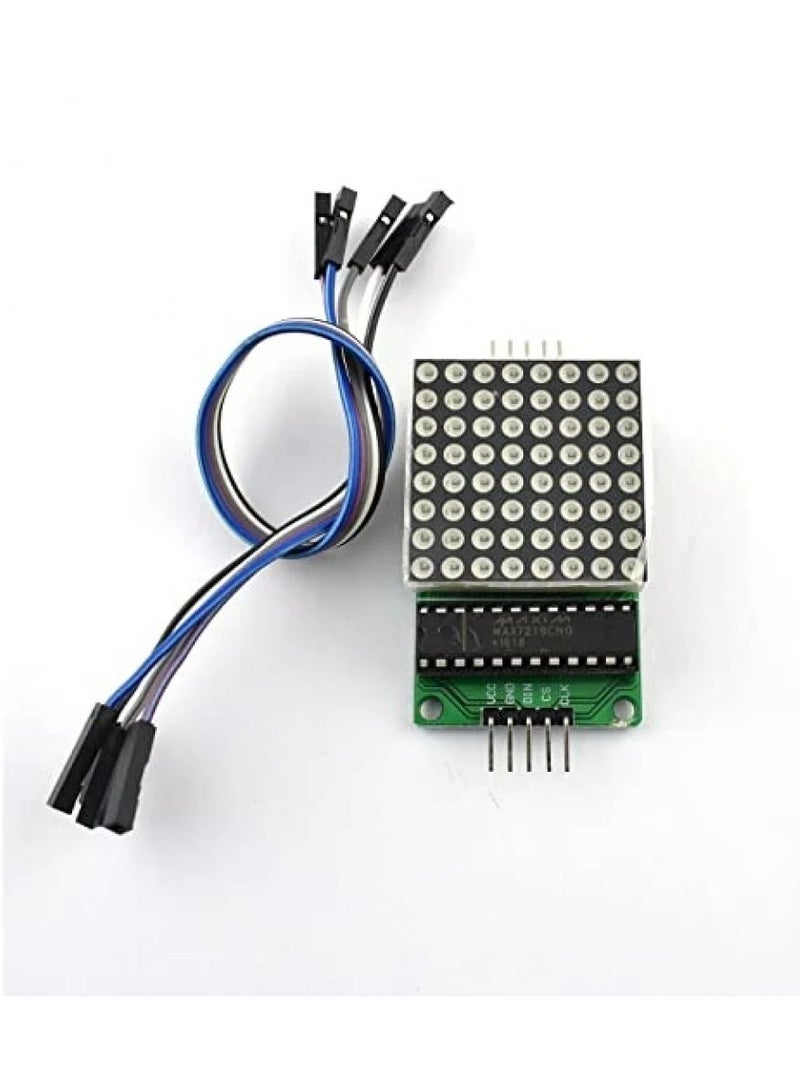 MAX7219 Dot Matrix Control Module Black/Green/White