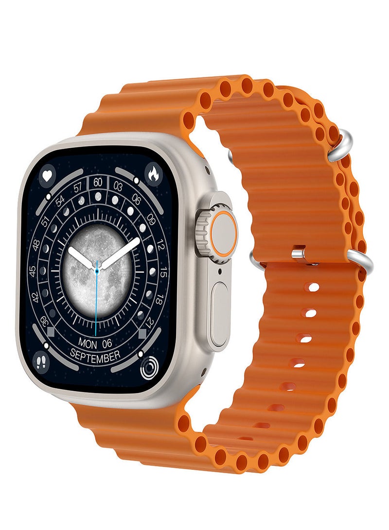 AROAQ Ultra Watch W68 Plus 2.2 Inch Big Screen 390mAh Long Battery NFC Waterproof IP68 Bluetooth Ocean Band Smart Watch  - Image 1